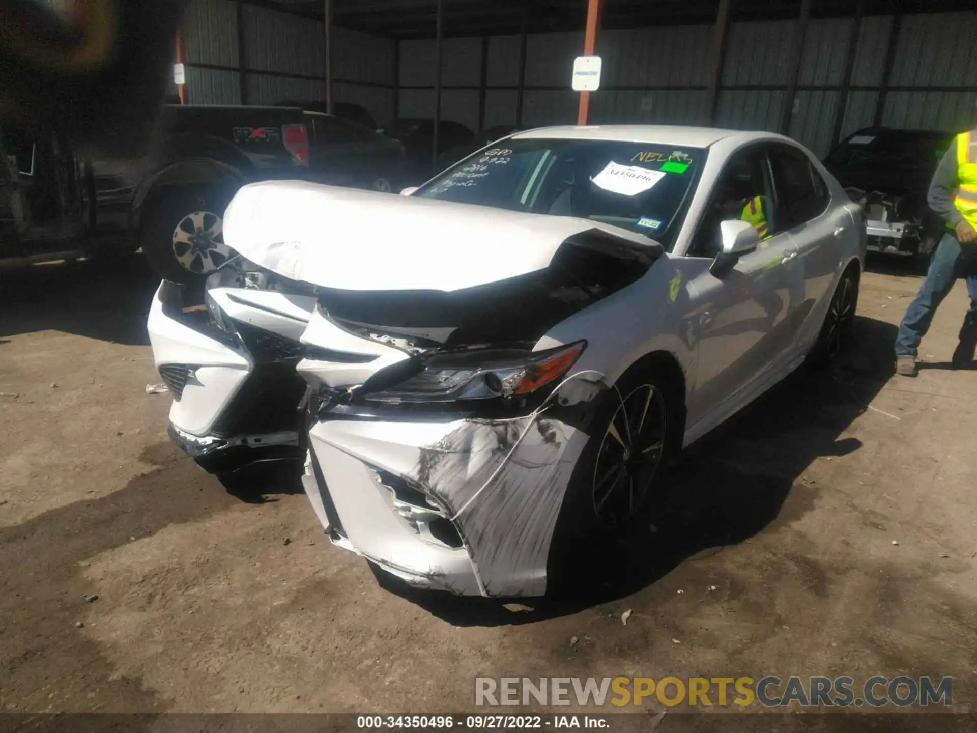 2 Photograph of a damaged car 4T1K61AK9LU310590 TOYOTA CAMRY 2020