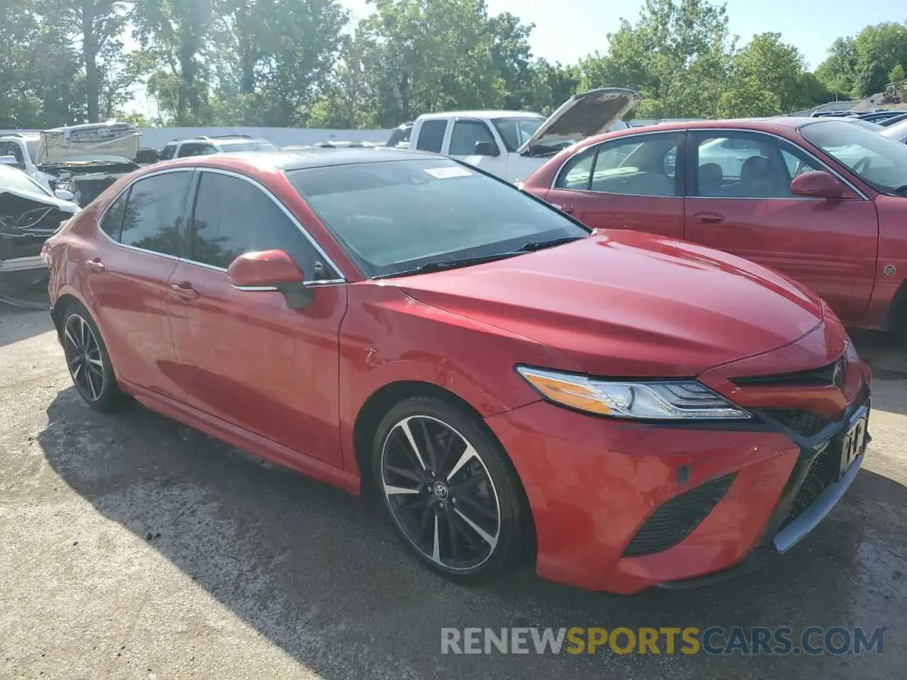 4 Photograph of a damaged car 4T1K61AK9LU315403 TOYOTA CAMRY 2020