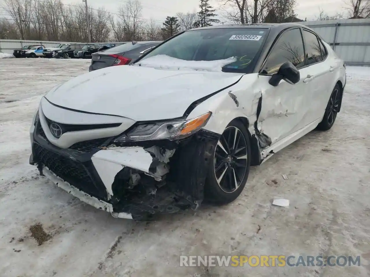 2 Photograph of a damaged car 4T1K61AK9LU320701 TOYOTA CAMRY 2020