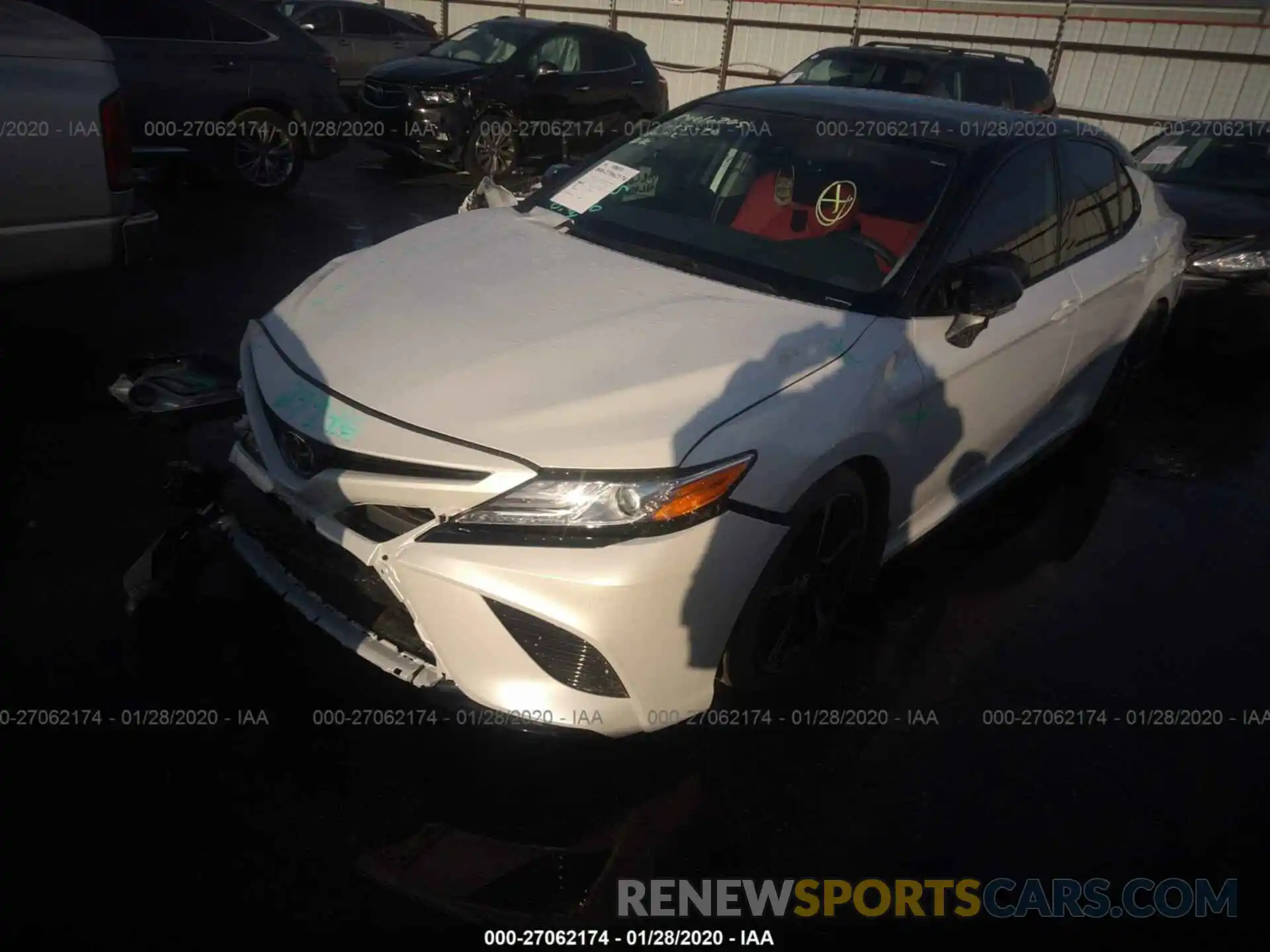 2 Photograph of a damaged car 4T1K61AK9LU331892 TOYOTA CAMRY 2020