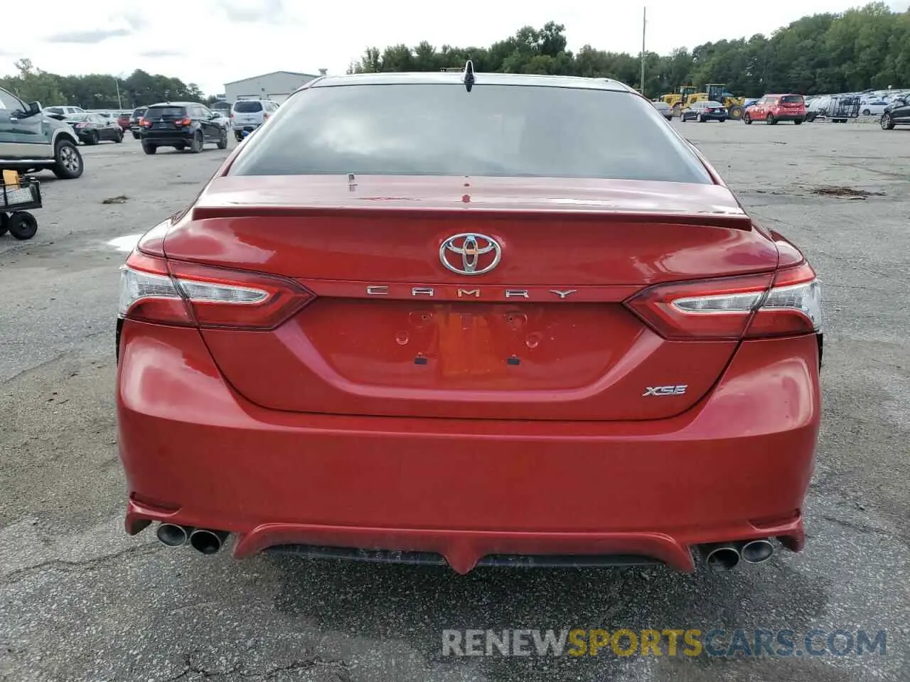 6 Photograph of a damaged car 4T1K61AK9LU344304 TOYOTA CAMRY 2020