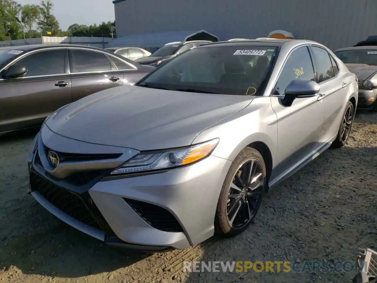 2 Photograph of a damaged car 4T1K61AK9LU373429 TOYOTA CAMRY 2020