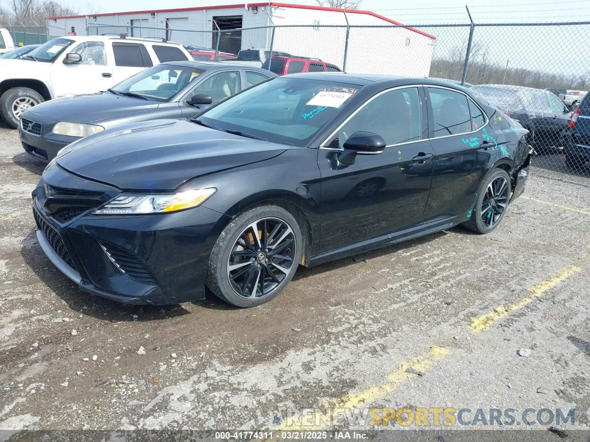 2 Photograph of a damaged car 4T1K61AK9LU377478 TOYOTA CAMRY 2020