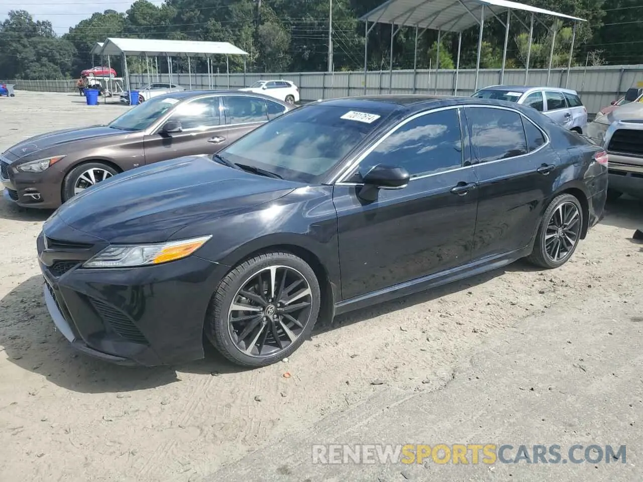 1 Photograph of a damaged car 4T1K61AK9LU379991 TOYOTA CAMRY 2020