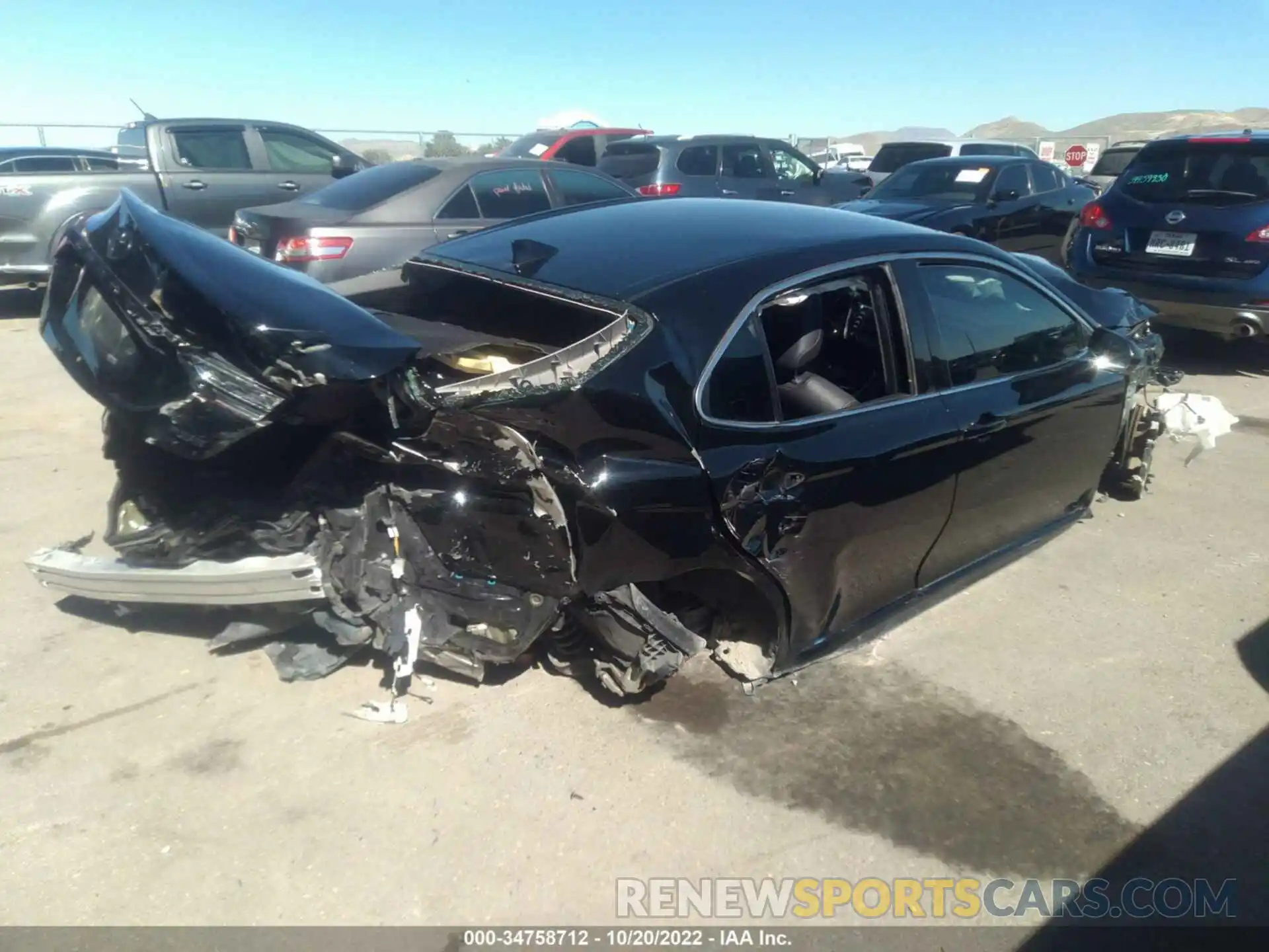 4 Photograph of a damaged car 4T1K61AK9LU502950 TOYOTA CAMRY 2020