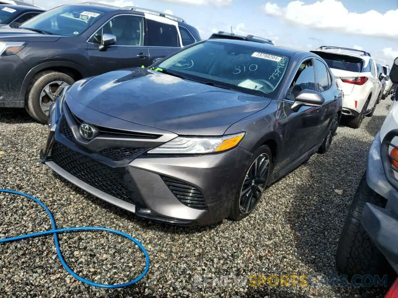 1 Photograph of a damaged car 4T1K61AK9LU869198 TOYOTA CAMRY 2020