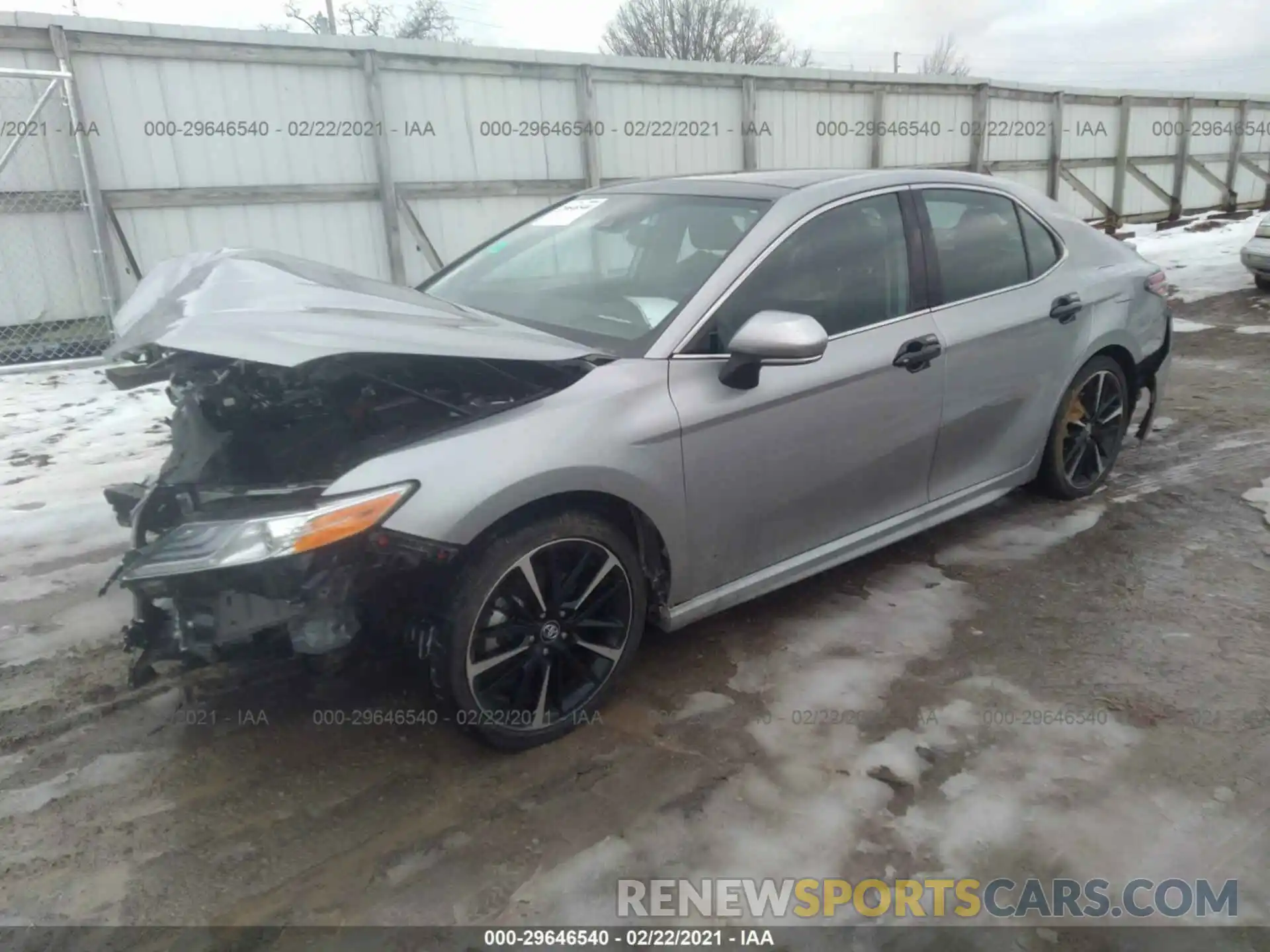 2 Photograph of a damaged car 4T1K61AK9LU928931 TOYOTA CAMRY 2020