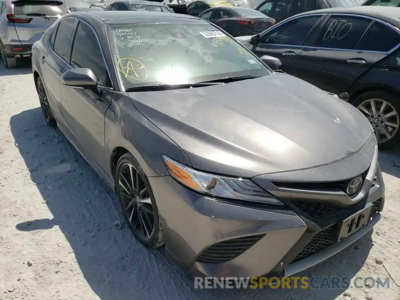 1 Photograph of a damaged car 4T1K61AK9LU983735 TOYOTA CAMRY 2020