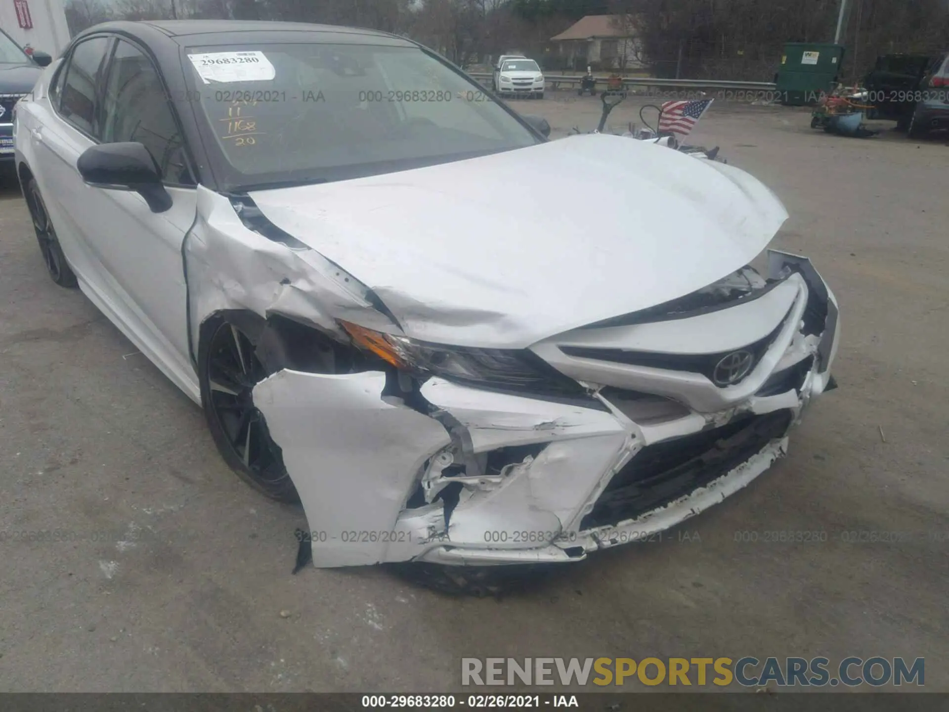 6 Photograph of a damaged car 4T1K61AKXLU309674 TOYOTA CAMRY 2020