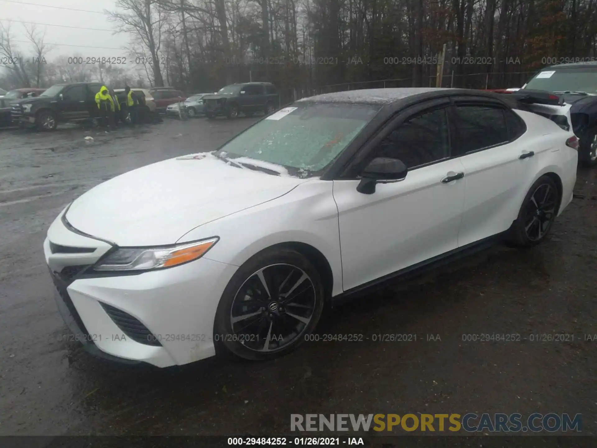 2 Photograph of a damaged car 4T1K61AKXLU338558 TOYOTA CAMRY 2020