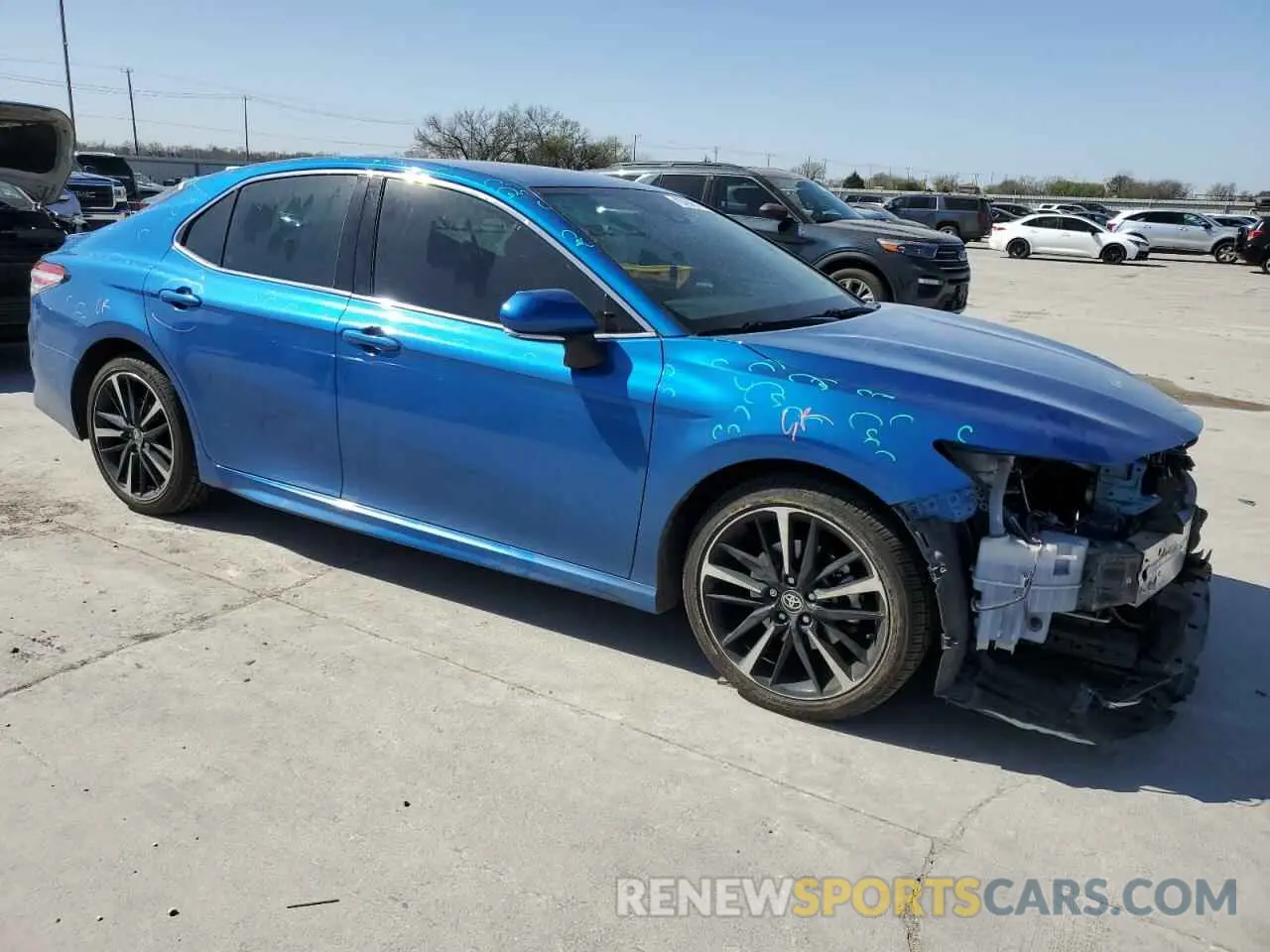 4 Photograph of a damaged car 4T1K61AKXLU399876 TOYOTA CAMRY 2020