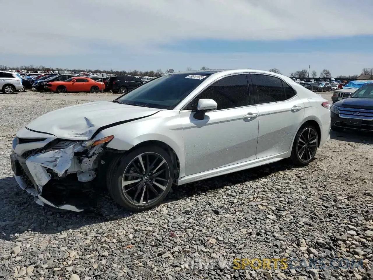 1 Photograph of a damaged car 4T1K61AKXLU879741 TOYOTA CAMRY 2020