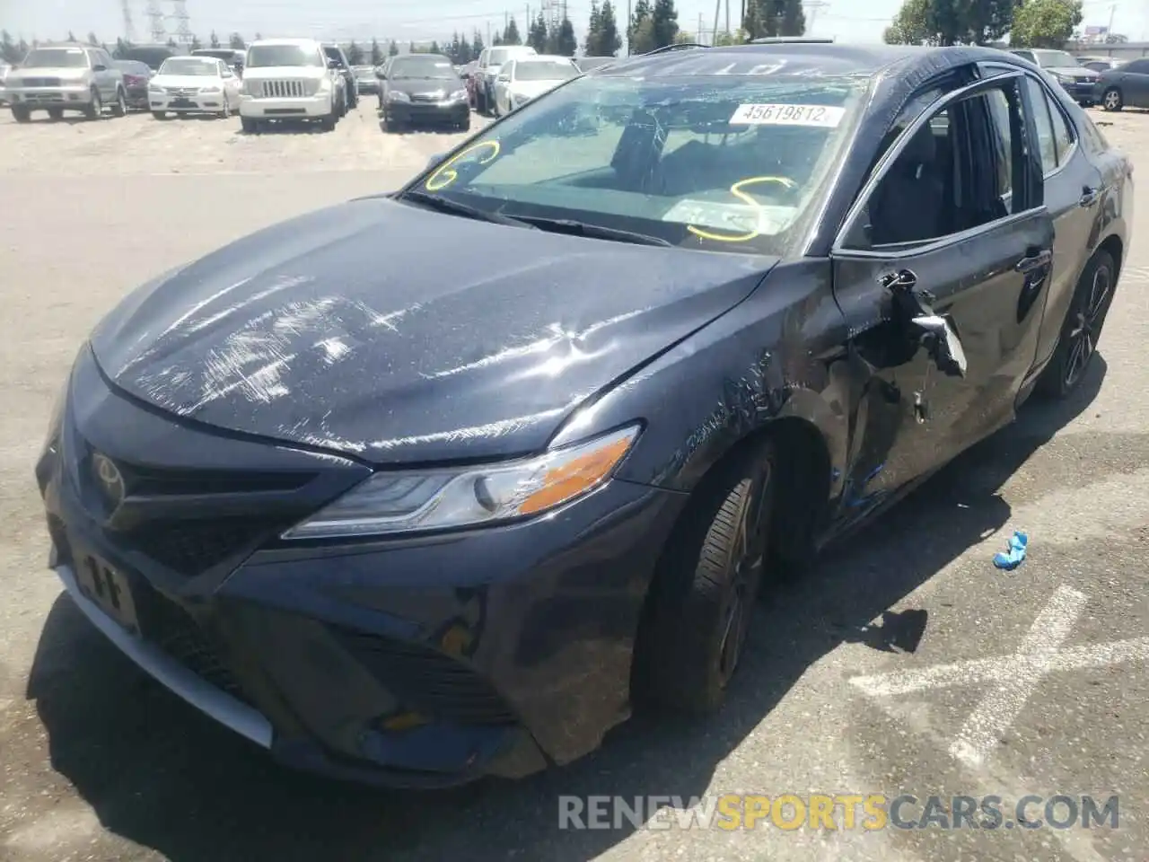 2 Photograph of a damaged car 4T1K61AKXLU931157 TOYOTA CAMRY 2020