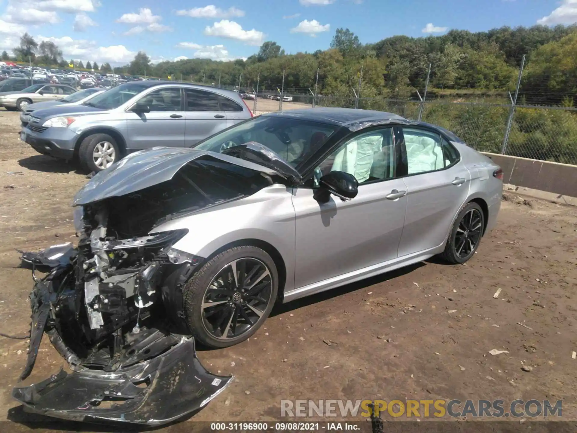 2 Photograph of a damaged car 4T1K61BK2LU010596 TOYOTA CAMRY 2020