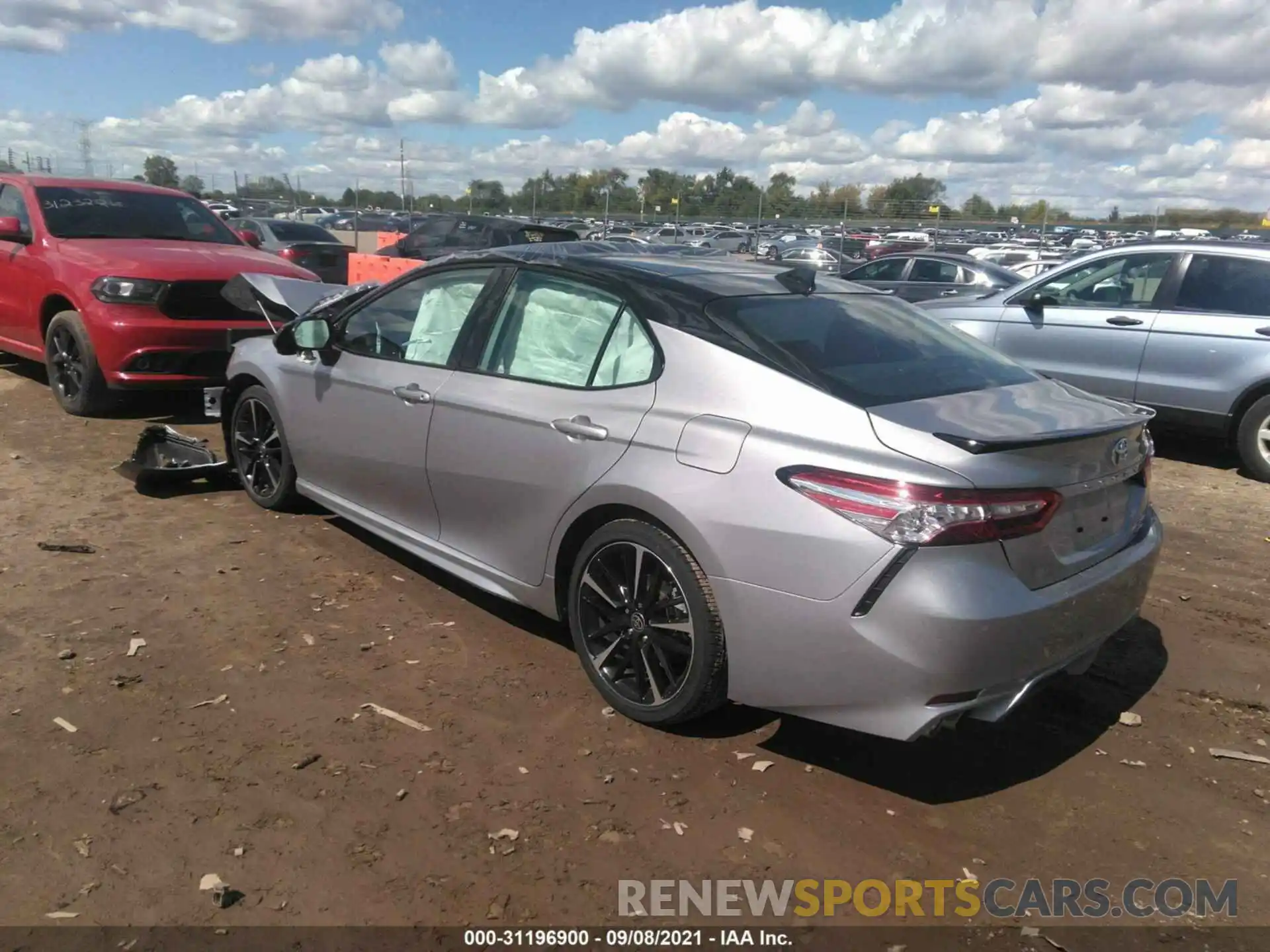 3 Photograph of a damaged car 4T1K61BK2LU010596 TOYOTA CAMRY 2020