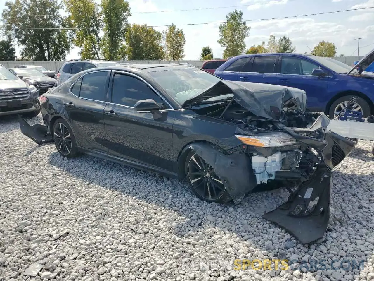 4 Photograph of a damaged car 4T1K61BK7LU001408 TOYOTA CAMRY 2020