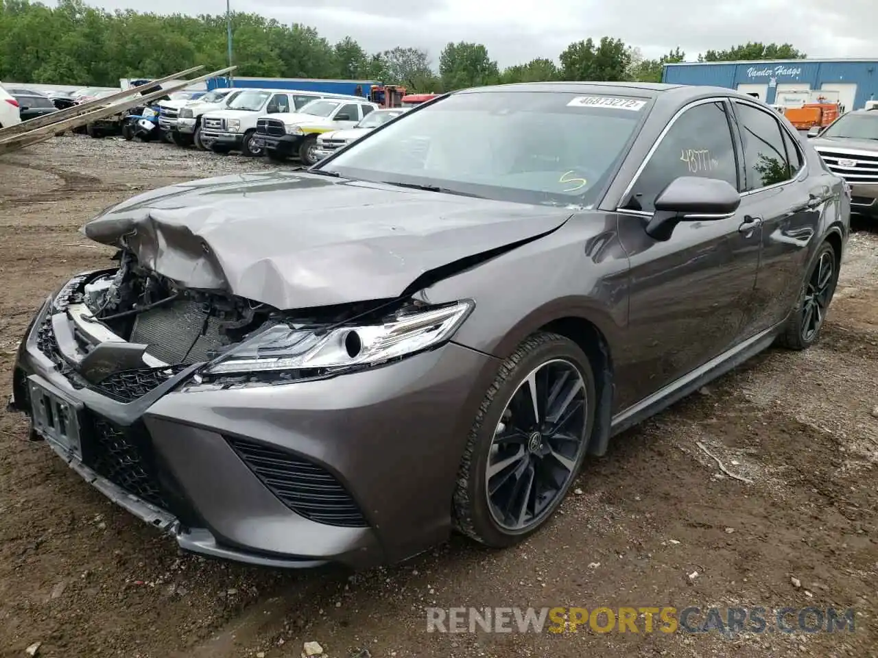 2 Photograph of a damaged car 4T1K61BK7LU014269 TOYOTA CAMRY 2020