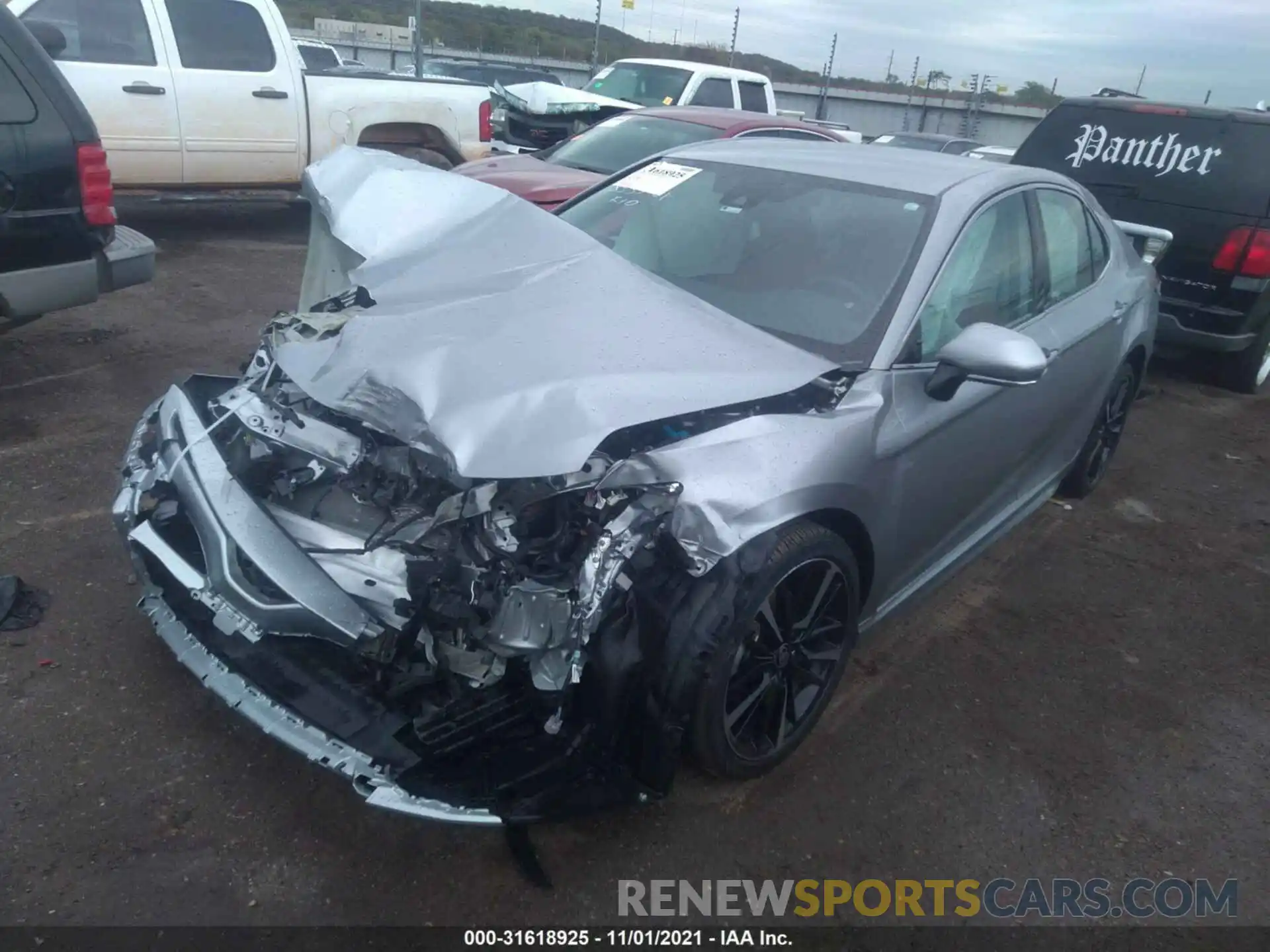 2 Photograph of a damaged car 4T1K61BK8LU010277 TOYOTA CAMRY 2020