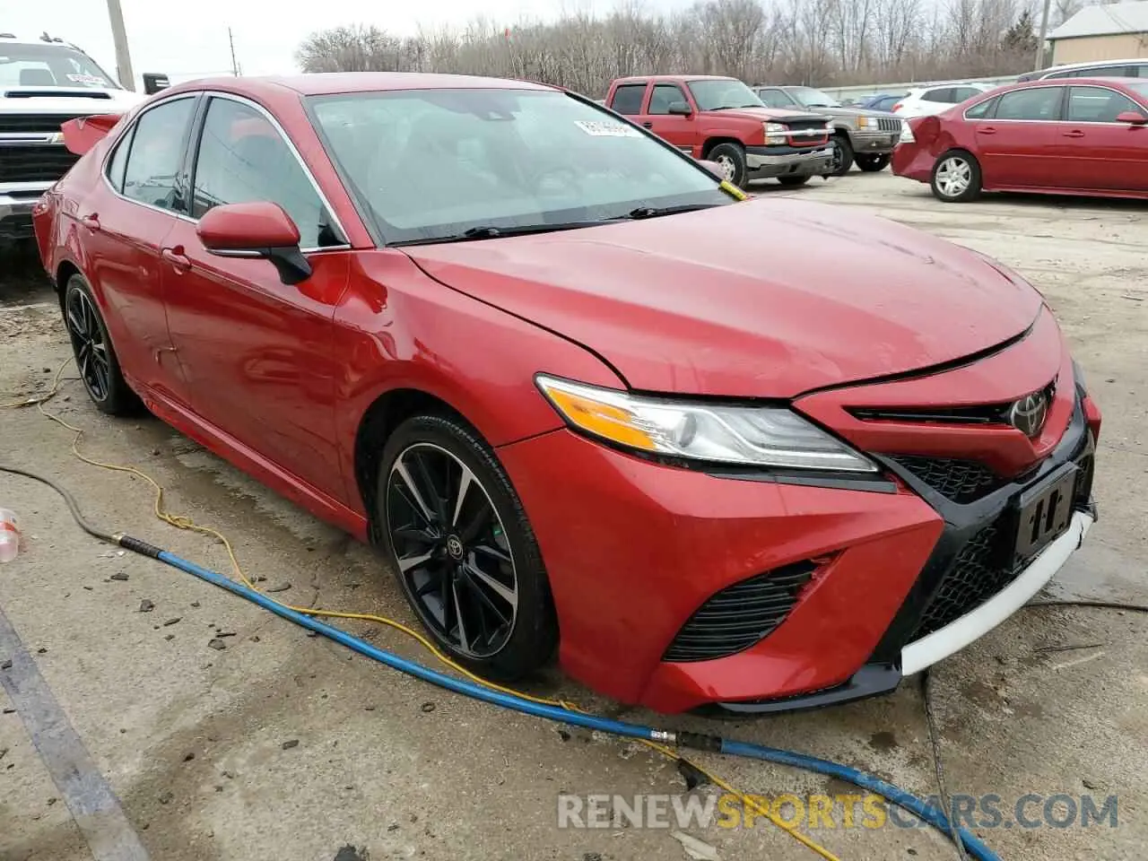 4 Photograph of a damaged car 4T1K61BK8LU014698 TOYOTA CAMRY 2020