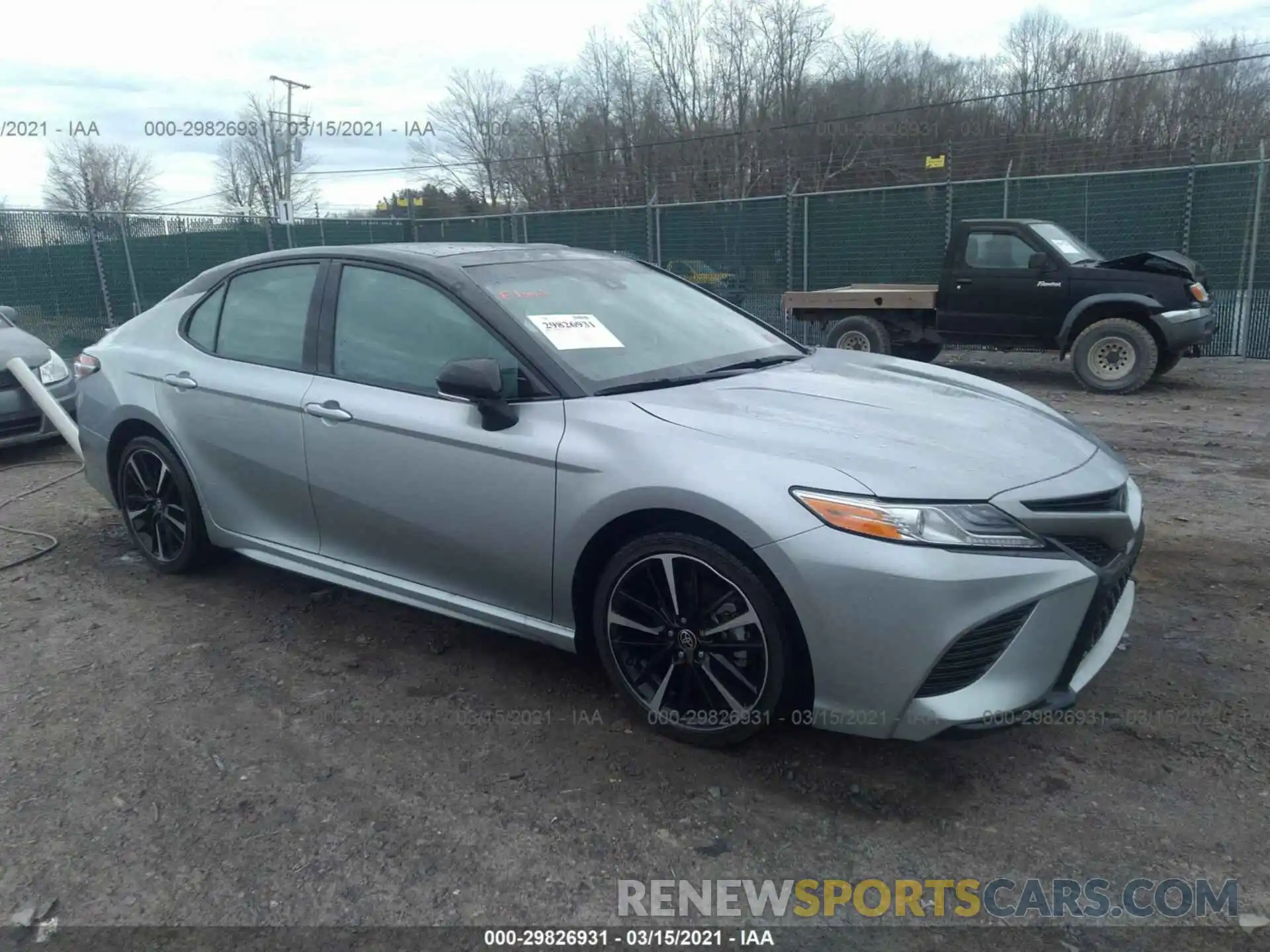 1 Photograph of a damaged car 4T1K61BK8LU018170 TOYOTA CAMRY 2020