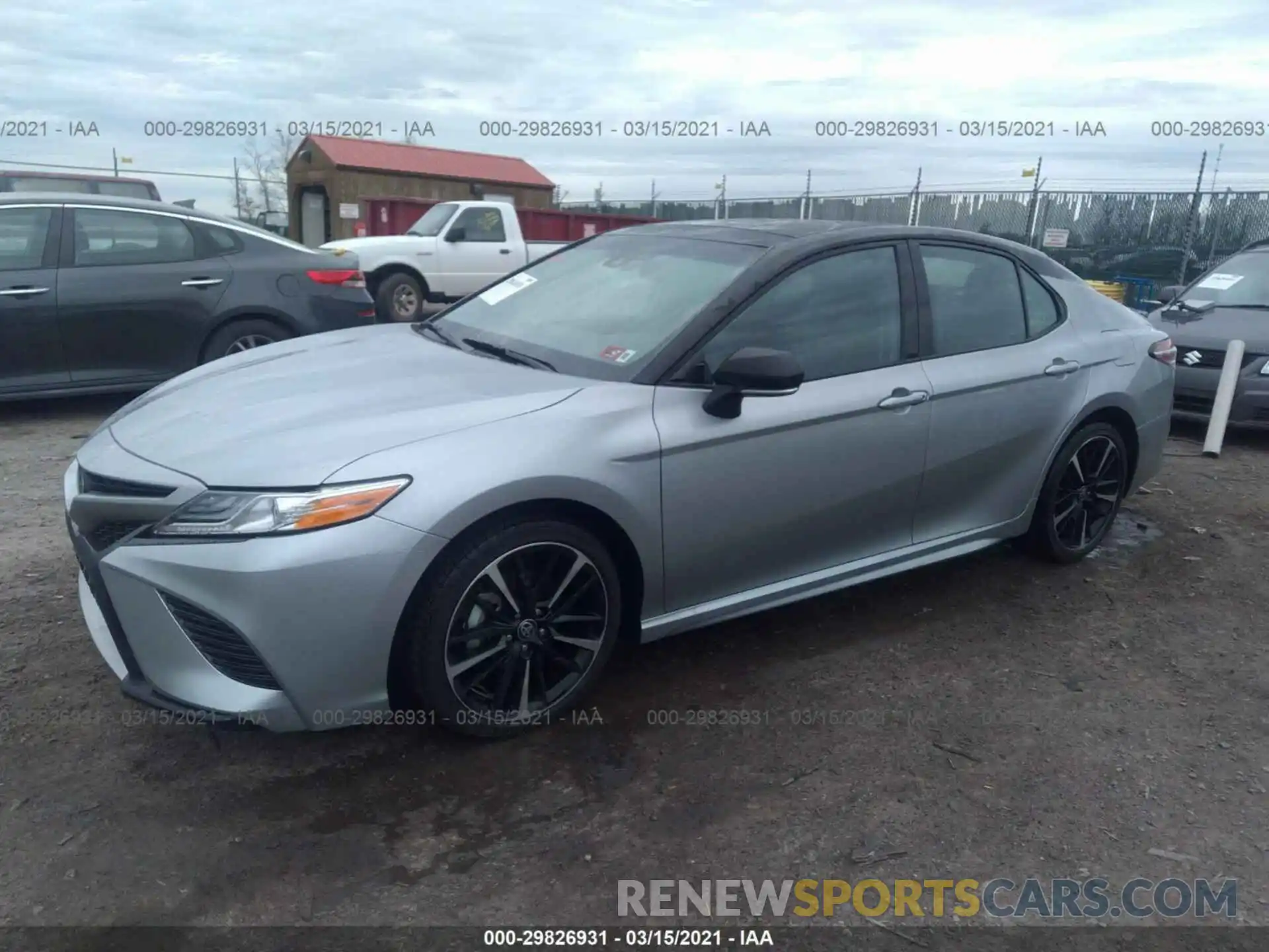 2 Photograph of a damaged car 4T1K61BK8LU018170 TOYOTA CAMRY 2020