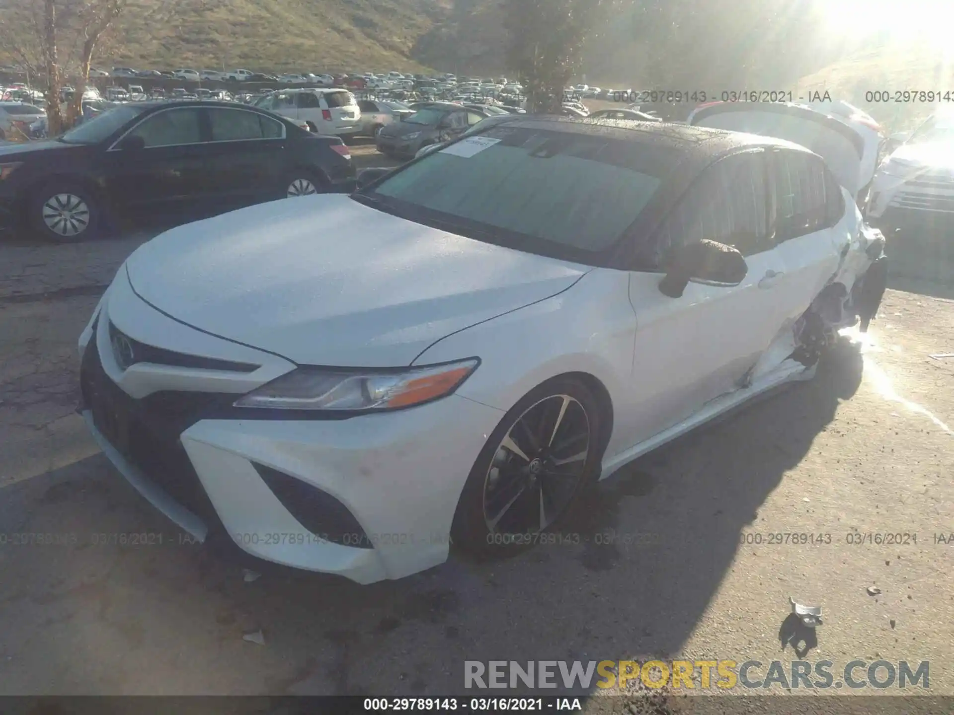 2 Photograph of a damaged car 4T1K61BK9LU006299 TOYOTA CAMRY 2020