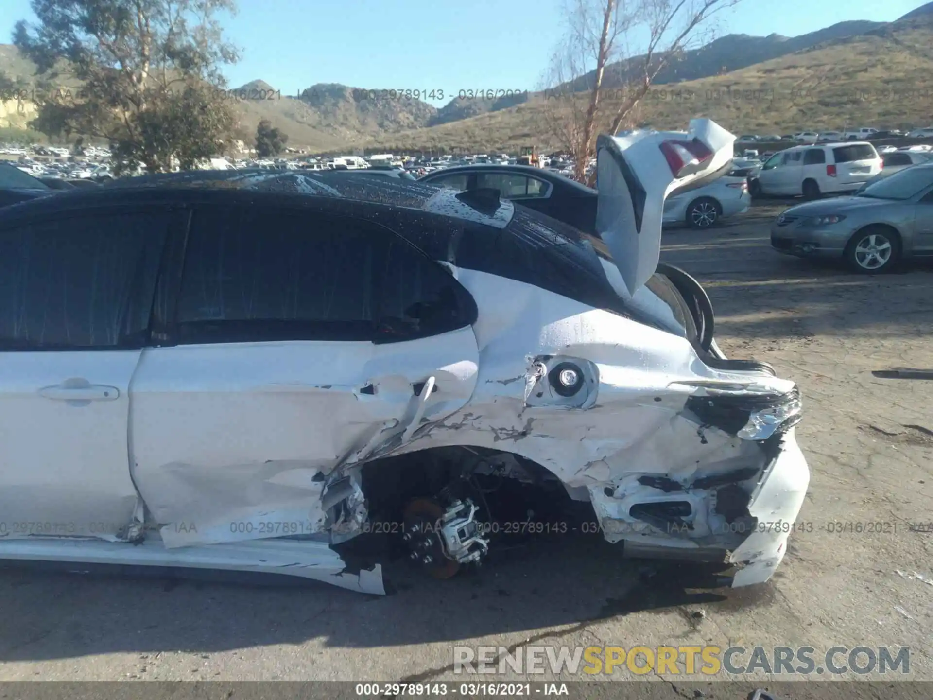 6 Photograph of a damaged car 4T1K61BK9LU006299 TOYOTA CAMRY 2020