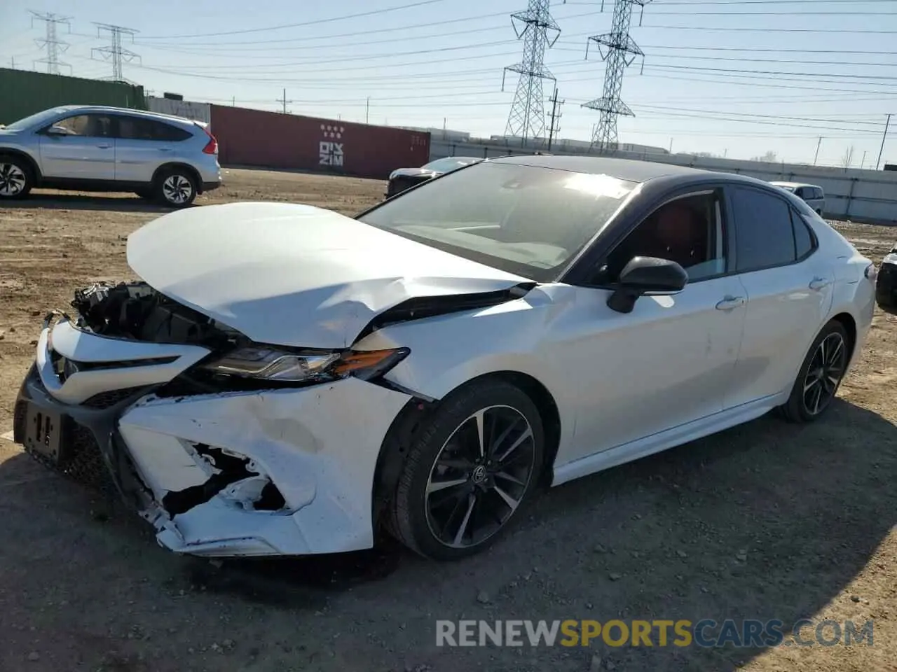 1 Photograph of a damaged car 4T1K61BK9LU006528 TOYOTA CAMRY 2020