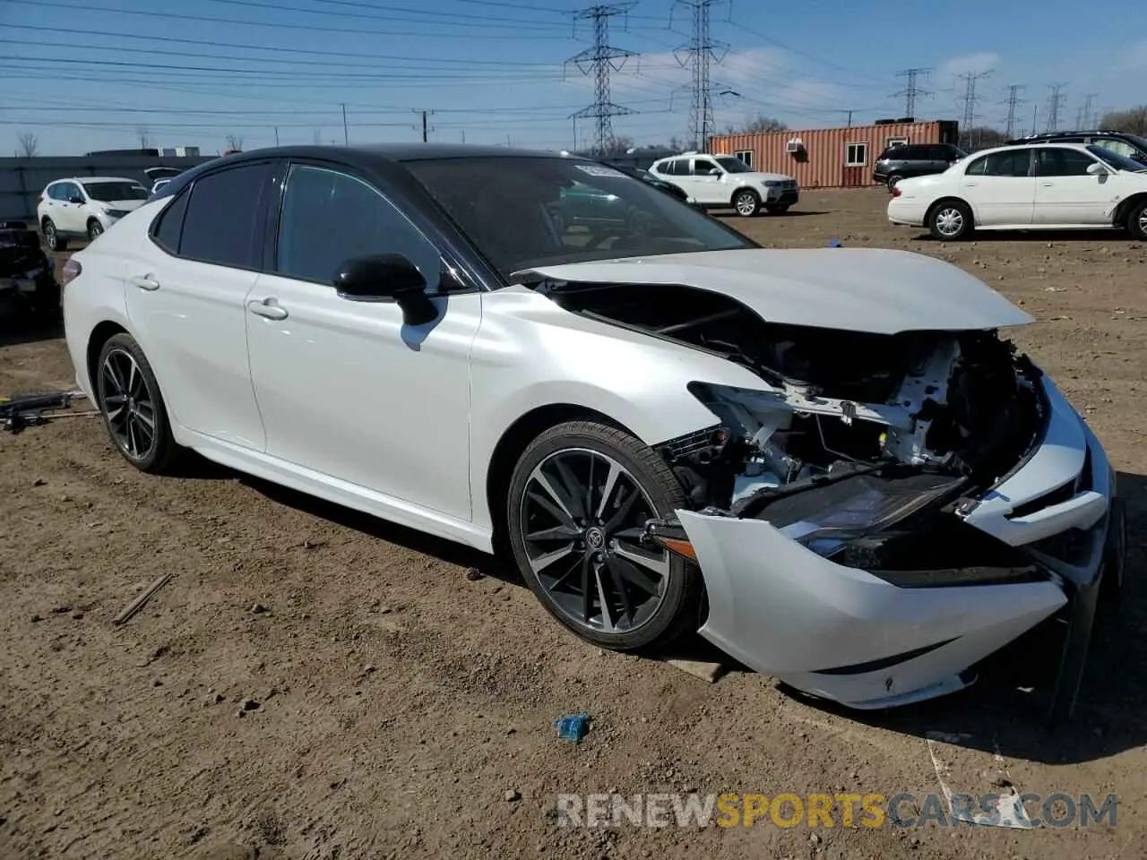4 Photograph of a damaged car 4T1K61BK9LU006528 TOYOTA CAMRY 2020