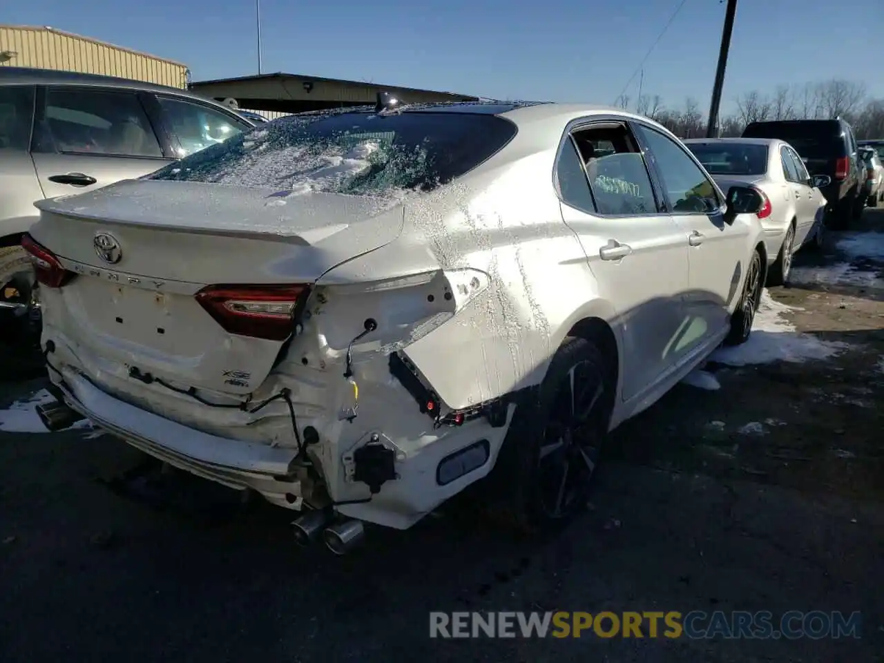 4 Photograph of a damaged car 4T1K61BK9LU013835 TOYOTA CAMRY 2020