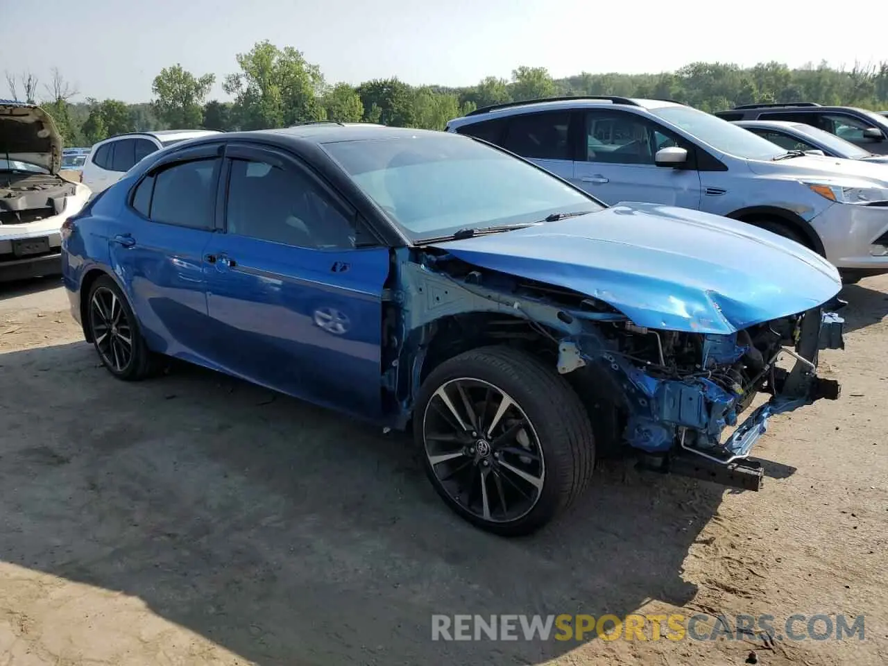 4 Photograph of a damaged car 4T1K61BK9LU015407 TOYOTA CAMRY 2020
