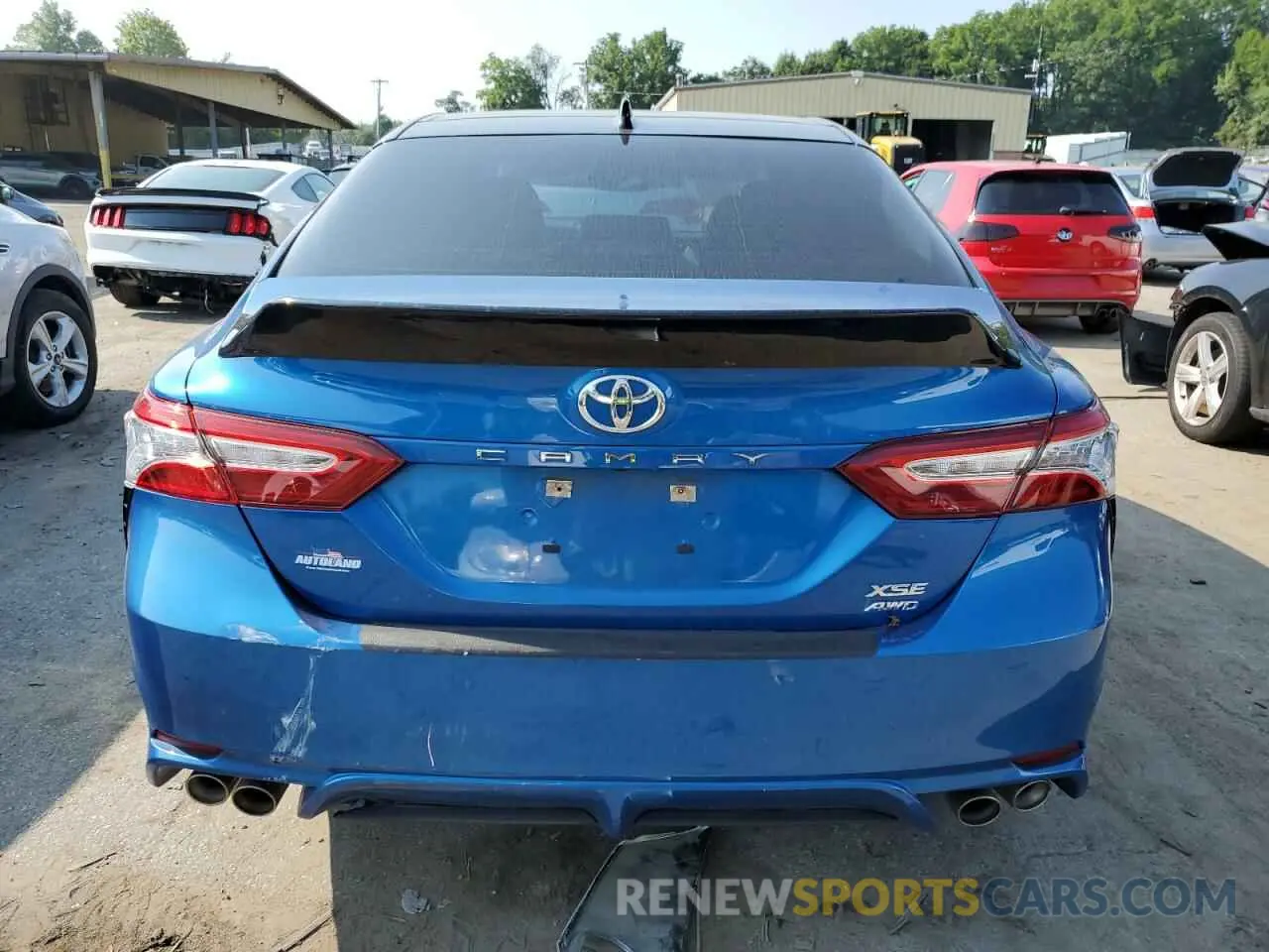 6 Photograph of a damaged car 4T1K61BK9LU015407 TOYOTA CAMRY 2020