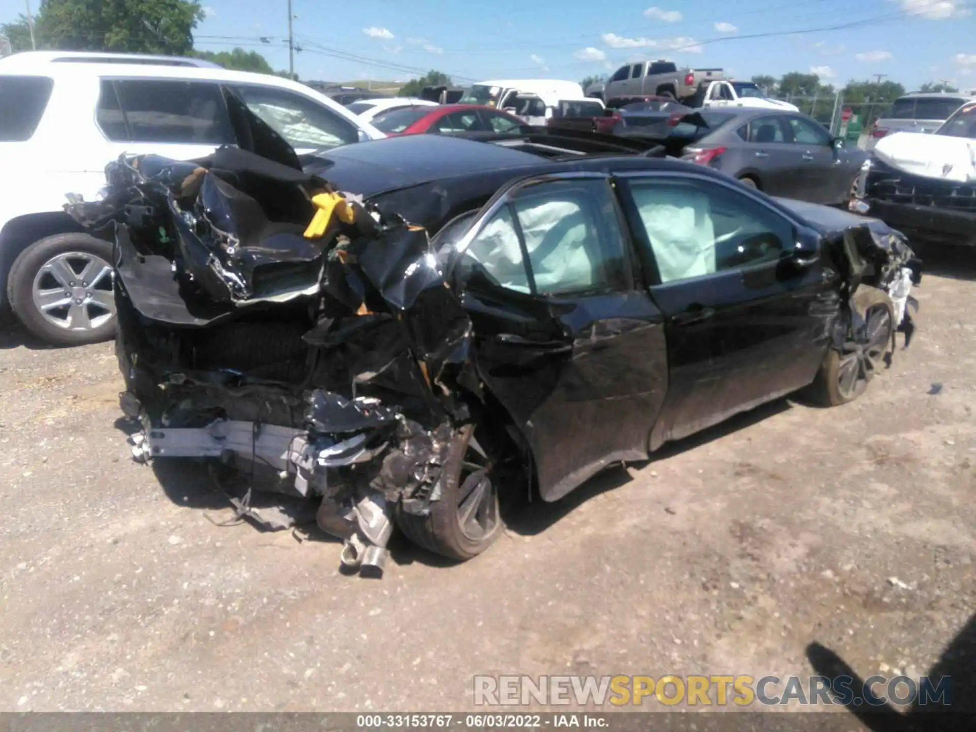 4 Photograph of a damaged car 4T1K61BK9LU015682 TOYOTA CAMRY 2020