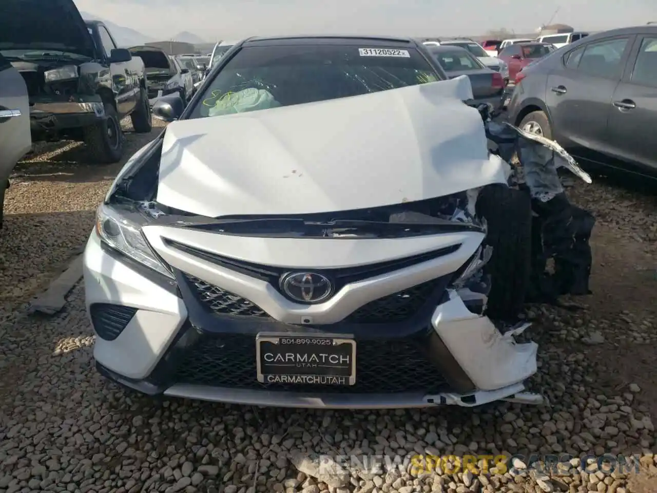 9 Photograph of a damaged car 4T1KZ1AK1LU034414 TOYOTA CAMRY 2020