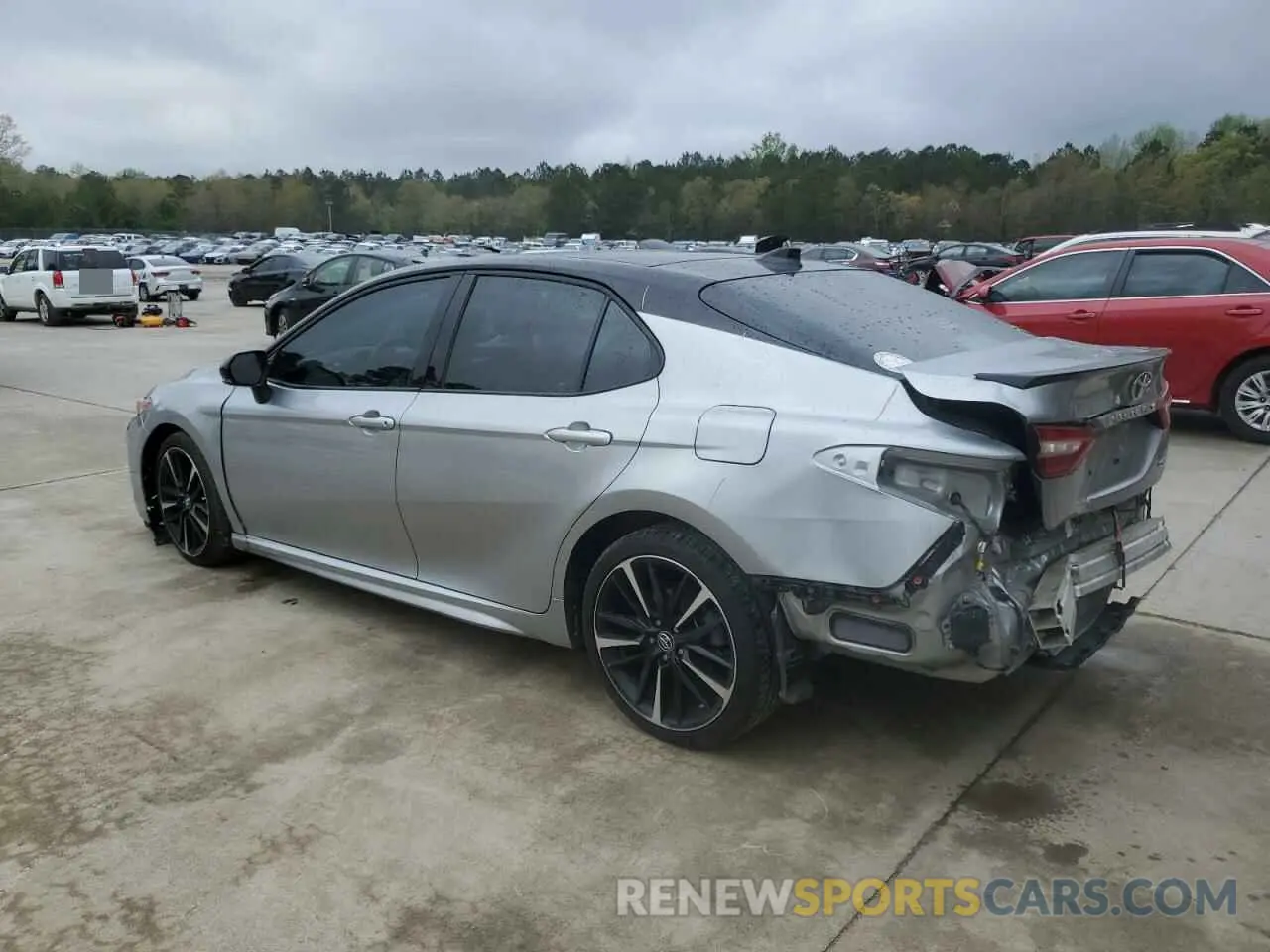2 Photograph of a damaged car 4T1KZ1AK1LU035594 TOYOTA CAMRY 2020