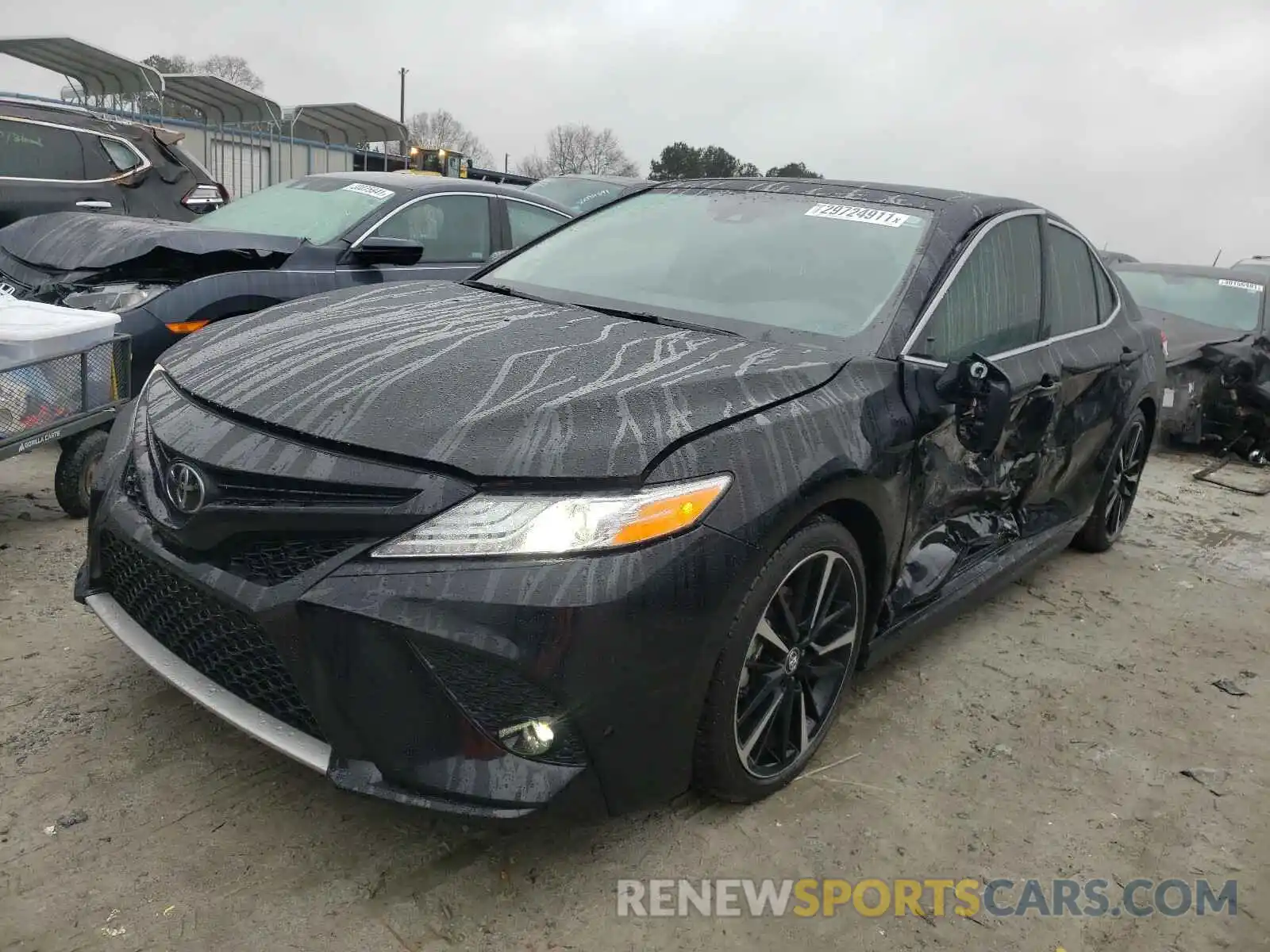 2 Photograph of a damaged car 4T1KZ1AK1LU038625 TOYOTA CAMRY 2020