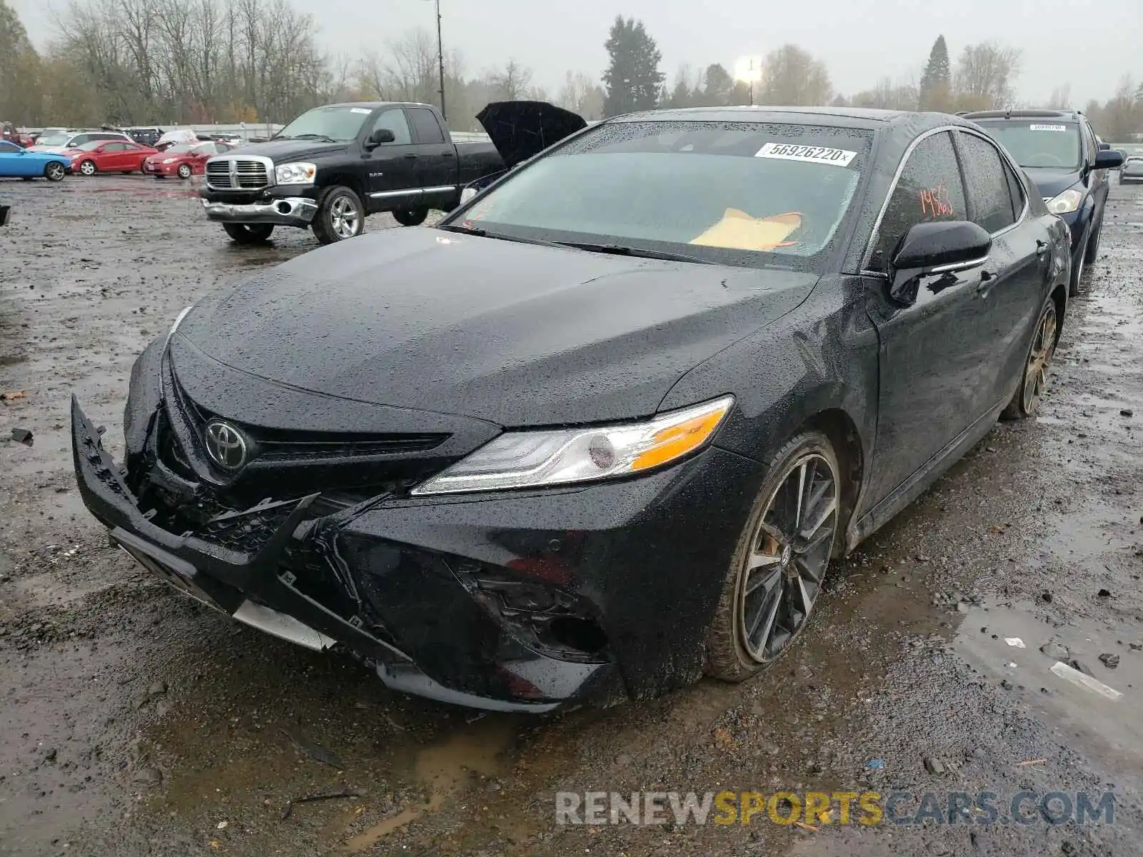 2 Photograph of a damaged car 4T1KZ1AK1LU040018 TOYOTA CAMRY 2020