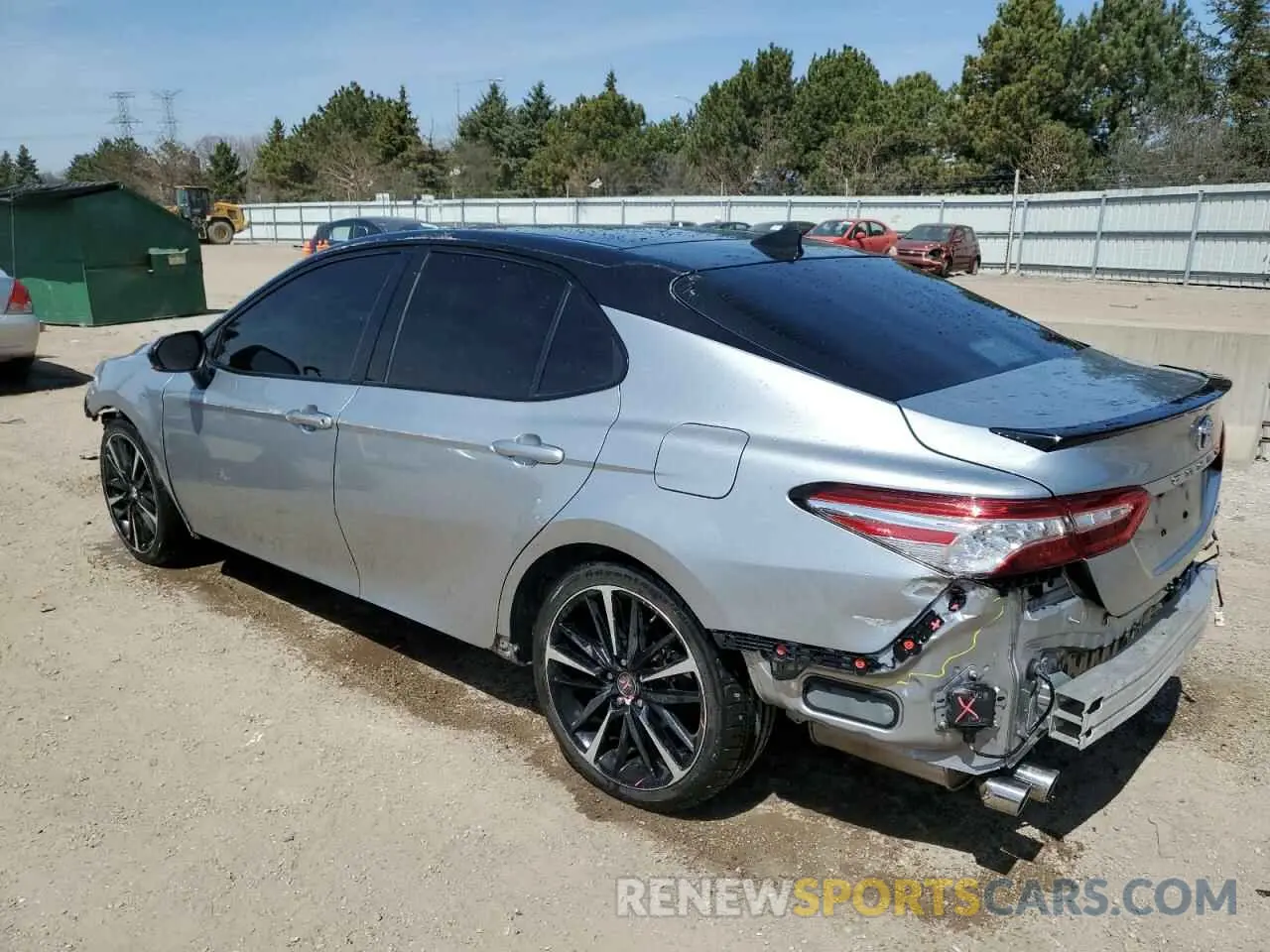 2 Photograph of a damaged car 4T1KZ1AK2LU035216 TOYOTA CAMRY 2020