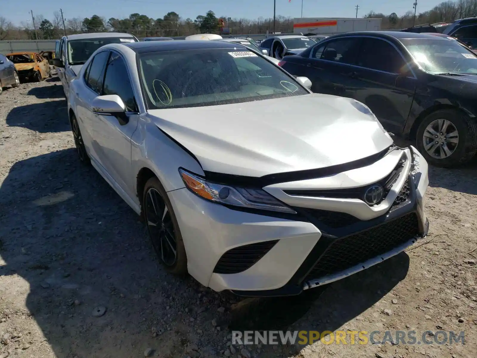 1 Photograph of a damaged car 4T1KZ1AK3LU043440 TOYOTA CAMRY 2020