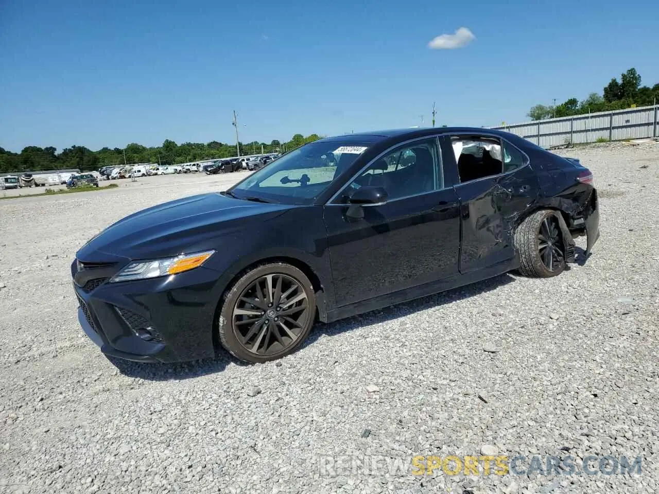 1 Photograph of a damaged car 4T1KZ1AK4LU034018 TOYOTA CAMRY 2020