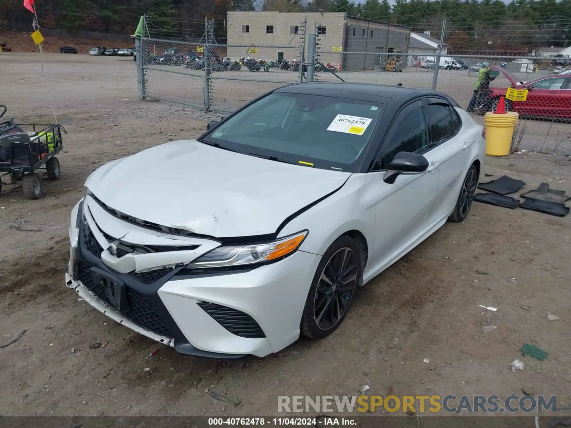 2 Photograph of a damaged car 4T1KZ1AK4LU039168 TOYOTA CAMRY 2020