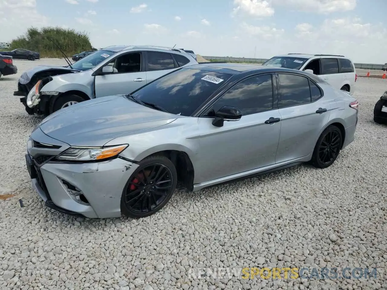 1 Photograph of a damaged car 4T1KZ1AK6LU035896 TOYOTA CAMRY 2020