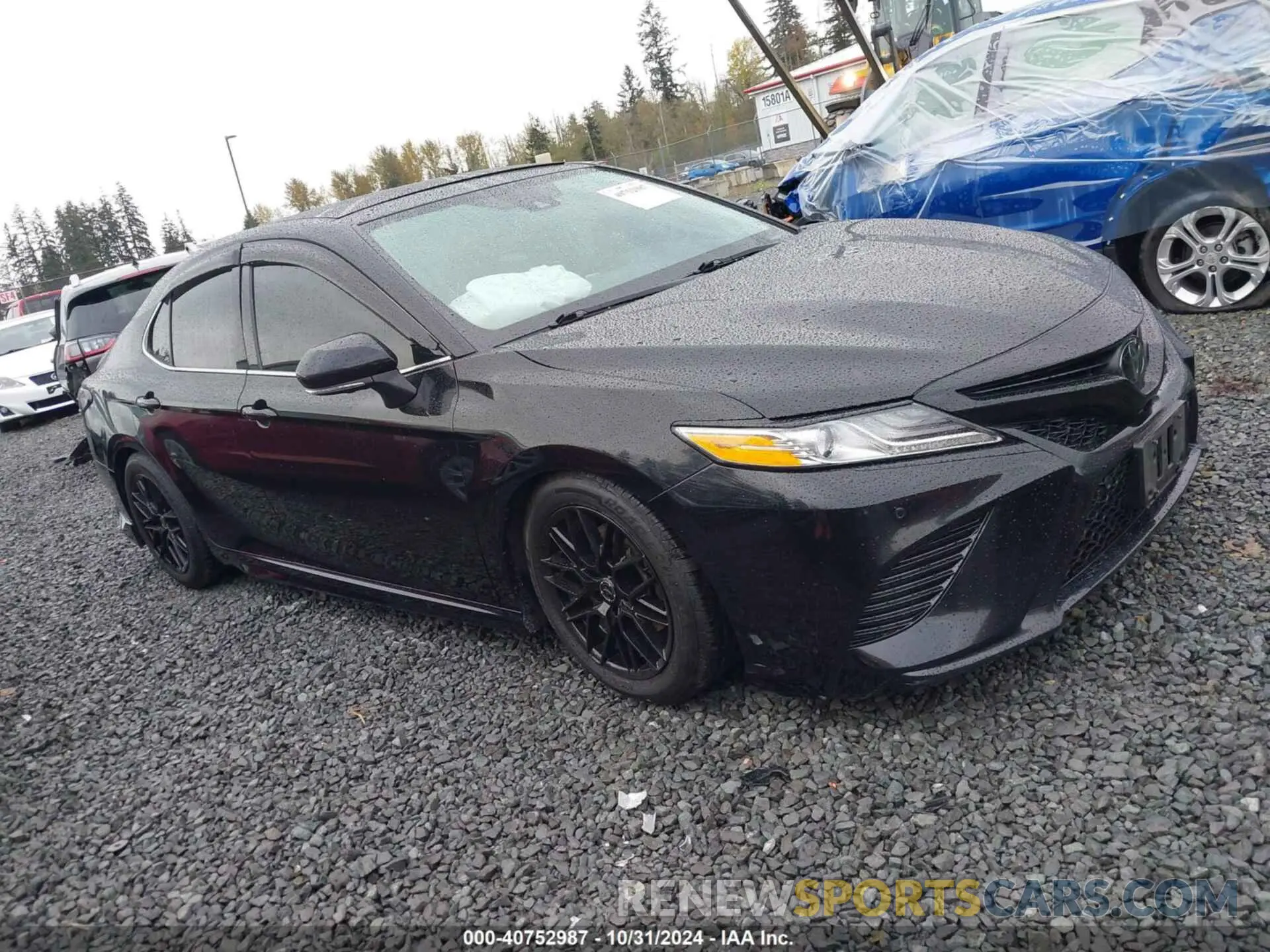 1 Photograph of a damaged car 4T1KZ1AK6LU039754 TOYOTA CAMRY 2020