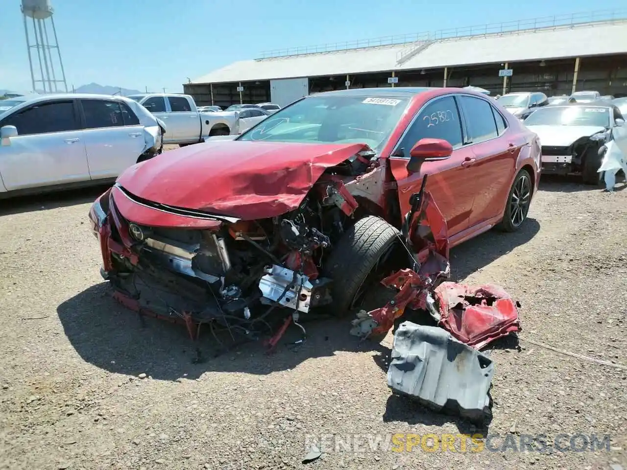 2 Photograph of a damaged car 4T1KZ1AK7LU041724 TOYOTA CAMRY 2020