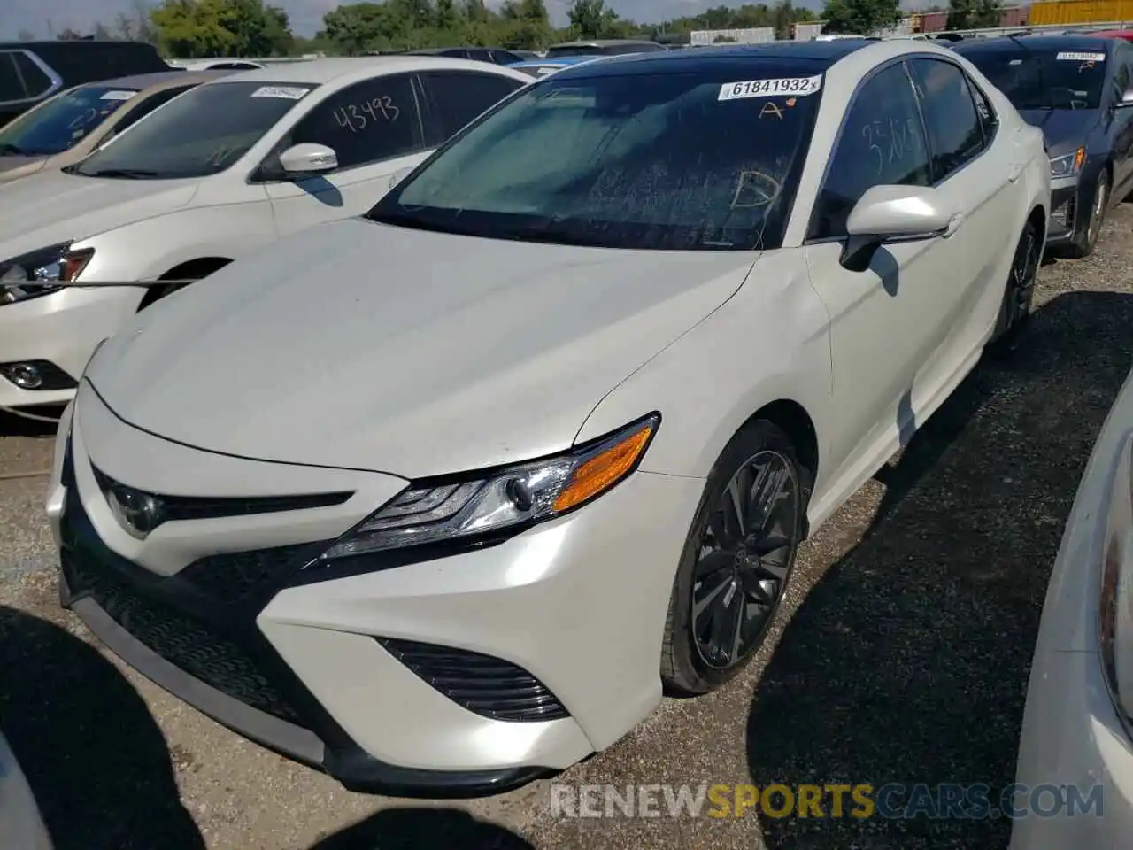 2 Photograph of a damaged car 4T1KZ1AK9LU044771 TOYOTA CAMRY 2020