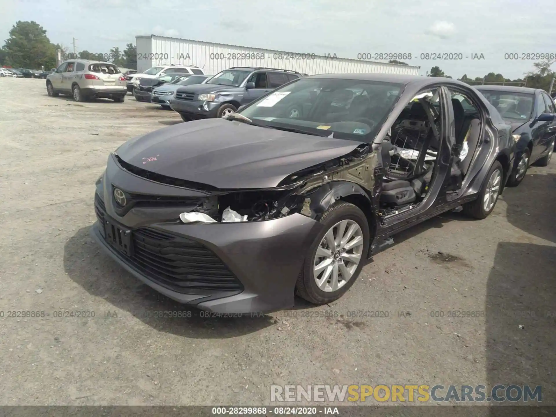 2 Photograph of a damaged car 4T1L11AK0LU913253 TOYOTA CAMRY 2020