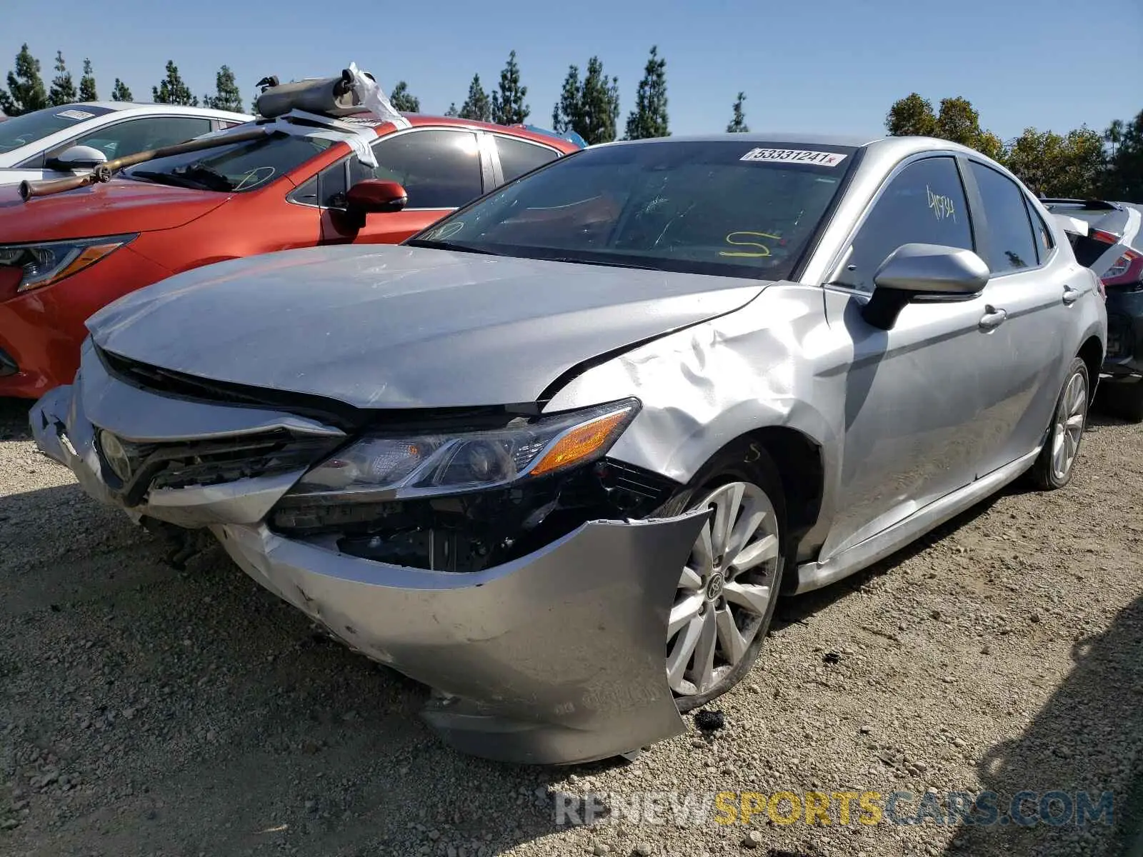 2 Photograph of a damaged car 4T1L11AK0LU958564 TOYOTA CAMRY 2020