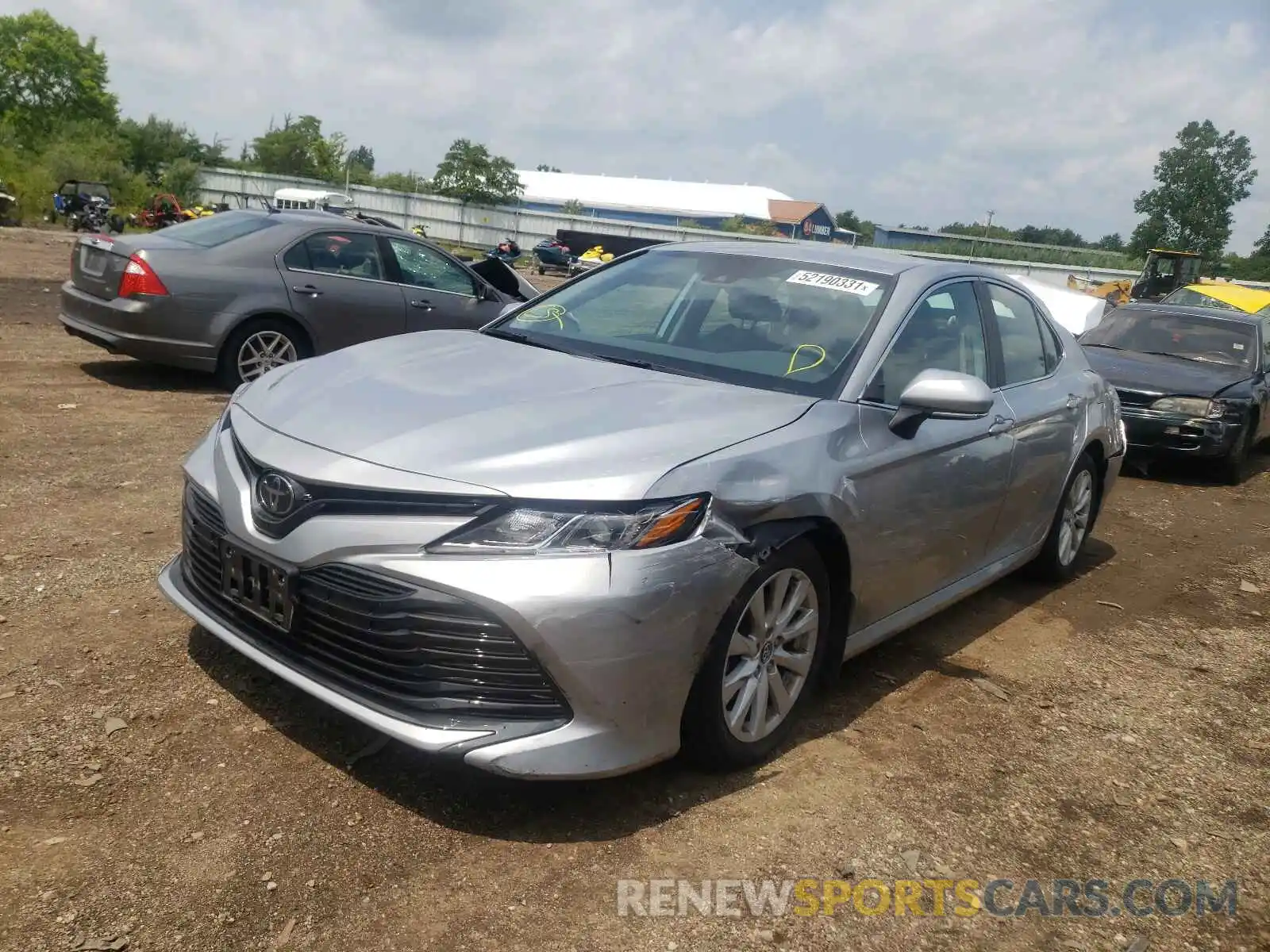 2 Photograph of a damaged car 4T1L11AK4LU865806 TOYOTA CAMRY 2020