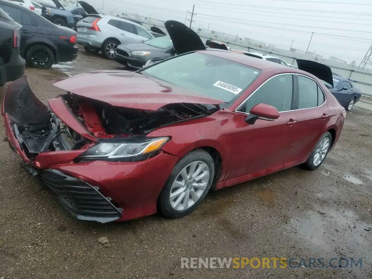 1 Photograph of a damaged car 4T1L11AK5LU306989 TOYOTA CAMRY 2020