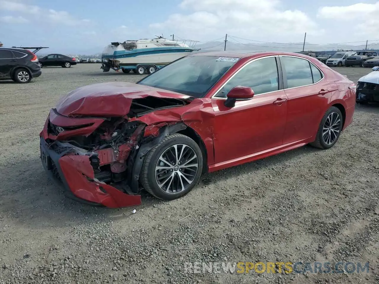 1 Photograph of a damaged car 4T1M11AK1LU350461 TOYOTA CAMRY 2020